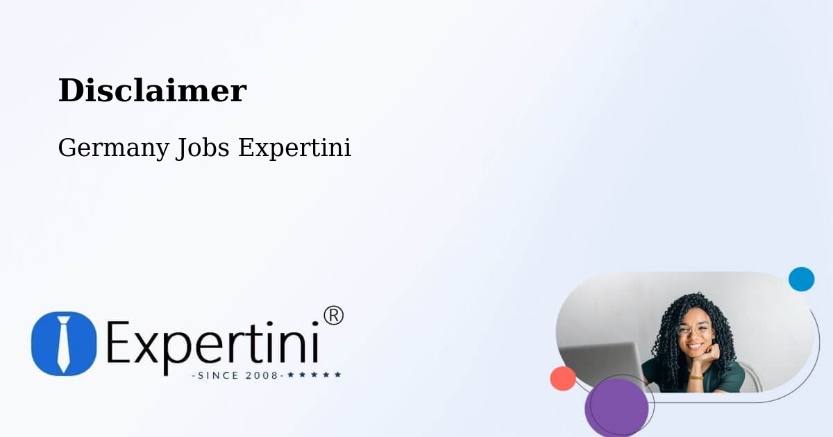 Disclaimer – Geldern - Germany Jobs Expertini