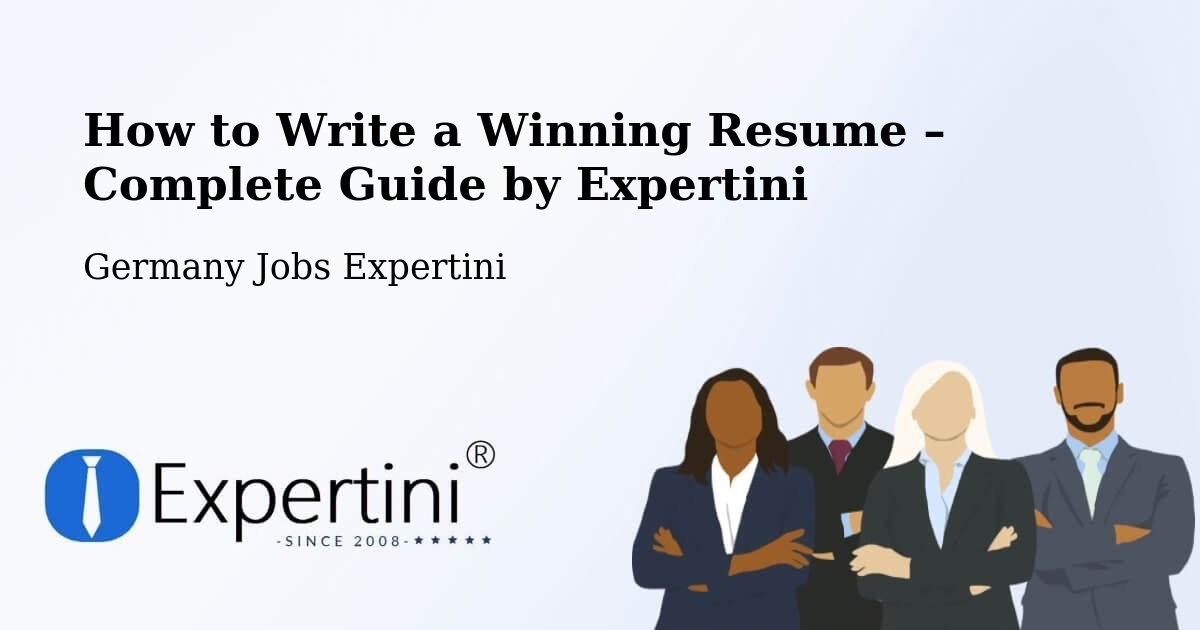 Resume Writing Guide for Job Seekers – Geldern - Geldern, Germany Jobs Expertini